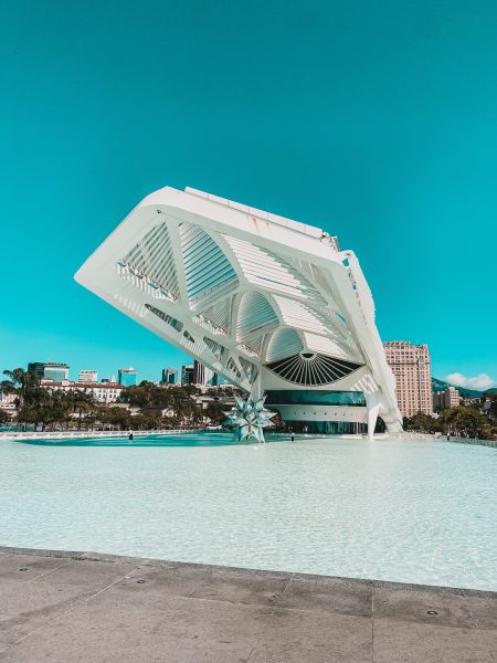 Foto externa do Museu do Amanhã no Rio de Janeiro